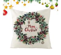 Housses pour coussins de , décorations pour la saison d'hiver - 45 x 45 cm housses décoratives pour oreillers, pour la chambre des , le canapé, le salon, le dortoir, la fête et le festival