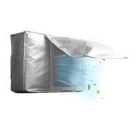 Housses pour fenêtres extérieures imperméables, anti-poussière, ventilées | Protection AC hiver été pour maison, bureau, appartement, chambre, salon et hôtel