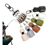 Housses pour Hameçons De Pêche - Enveloppe pour Leurres Seiches Et Jigs | 6 Pièces Transportables pour Pêche en Mer Collection Préparation Tournoi Bateau Eau Salée