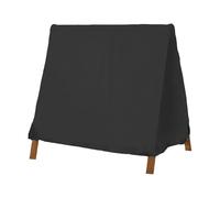 Housses pour mobilier d'extérieur, Couverture de balançoire d'extérieur, ensemble hamac coulissant for Patio, porche, un cadre, noir, 183x140x170 cm