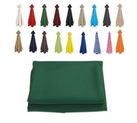 Housses pour parasols de Jardin, Auvent de Rechange for Parasol de marché à 6-8 Baleines, 200-350 cm, Multicolore(Green,8 RIBS/230CM(7.5FT))