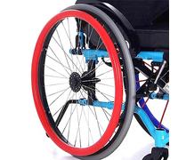 Housses pour poignées de fauteuil roulant, Couvertures De Jante De Poussée De Fauteuil Roulant, Couverture En Silicone D'anneau De Roue Arrière, Main Courante, Accessoires