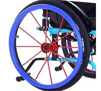 Housses pour poignées de fauteuil roulant, Couvertures De Jante De Poussée De Fauteuil Roulant, Couverture En Silicone D'anneau De Roue Arrière, Main Courante, Accessoires