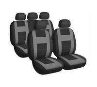 Housses pour sièges auto et appui-tête pour voiture 5 places - coloris gris