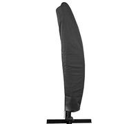Housse pour parasol droit rectangulaire avec tuteur Gris
