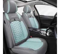 Housses Protection Siège Housse De Siège Voiture Ensemble Complet Pour Ford Pour Focus Pour Kuga Pour Ecosport Pour Fiesta Universal Fit Protecteur Intérieur(Grey Green)
