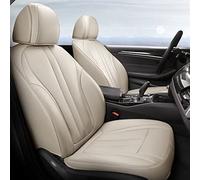 Housses Protection Siège Personnalisé Pour Mercedes Pour Benz AB Berline Cla Clk Cls Housse De Siège Voiture En Peau Vache(Beige,Standard)