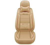 Housses Protection Siège Pour Civic 2006 2011 Housses Siège De Voiture En Cuir Pour Fit Pour Accord 7 Pour Crv 2008 Pour Crz Pour City 2003 2018 Pour Pilot 2009 Pour Jazz(Beige,Deluxe a)