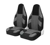 Housses Protection Universelles Sièges Avant Et Arrière 2 Pièces 2 + 1 | Housse Siège Seau À Dossier Haut Four Seasons Protection Siège(2pcs gray)