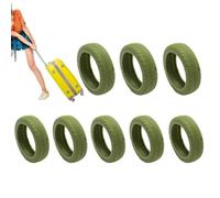 Housses Protectrices Roulettes Portables - Gomme Souple Universelle, Durable | Accessoire Sécurité Transport Valises Anti-Rayures Entretien Chariot Bagages pour Hôtel Gare Aéroport