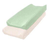 Housses respirantes compatibles avec tous les matelas à langer standard, draps de rechange pour matelas à langer pour tout-petits, 81,3 x 40,6 cm, literie douce pour chambre d'enfant