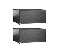 Housses salon de jardin2pcs 8oillets 180x135x80cm rectangulaire 3155348