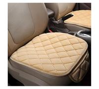 Housses Siège Auto Housse De Siège De Voiture Coussin De Siège En Peluche Chaud D'hiver Antidérapant Universel Coussin De Siège Avant Et Arrière Pour Véhicule Voiture Ensembles Housses(1 beige pad)