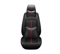Housses Siège Auto Housse Siège Voiture En Cuir Pour Cadillac Tous Les Modèles SRX CTS CT4 CT5 XT4 CT6 SLS ATS ATSL XTS XT5 CT6 Accessoires Auto(Black pillow)