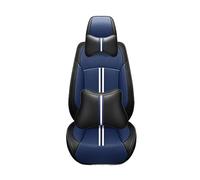 Housses Siège Auto Housse Siège Voiture En Cuir Pour Cadillac Tous Les Modèles SRX CTS CT4 CT5 XT4 CT6 SLS ATS ATSL XTS XT5 CT6 Accessoires Auto(Blue pillow)