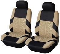 Housses Siège Avant Voiture pour Volvo S60 2001-2024, Antidérapant Et Respirant Confortables Coussins Couvre Protections,C