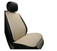 Housses Siège Housse De Siège Voiture Universelle en Lin Coussin D'été pour l'avant Et L'arrière pour Berline SUV Pick-up Protection Intérieure De Voiture Ensembles Housses Siège(Beige 1 Piece)