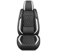 Housses Siège Housses De Siège De Voiture En Cuir PU, 1 Pièce, Respirantes, Diamant, Été, Accessoires Intérieure Pour Peugeot 5008(BLANC)