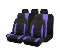 Housses siège Housses Siège Auto Universelles Compatibles Avec Plupart Des Voitures SUV Camions Fourgonnettes Accessoires Voiture Housses Siège Intérieures Protection siège auto(Violet 5 places)