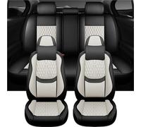 Housses Siège Le Siège De Voiture De Luxe En Cuir Couvre Les Accessoires De Décoration Intérieure Pour Jaguar XF(Off white)