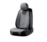 Housses Siège Pour BMW Serie 1 E87 Été Respirant PU Cuir Glace Soie Housses De Siège Voiture Accessoires Protection Intérieure(Grey,Front 1Pcs)