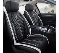 Housses Siège Voiture 5d Pour Vw Pour Polo Pour Atlas Pour Jetta Pour Bora Pour Eos Pour Sharan Pour Variante Pour Coccinelle Pour Scirocco Pour Up Voiture Ensembles(Black white,Standard)
