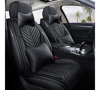 Housses Siège Voiture À Couverture Complète 5d Pour Clio Pour Megane Pour Fluence Pour Duster Pour Koleos Pour Kangoo Pour Talisman Pour Laguna Housses Siège Imperméable(Black,Luxury)