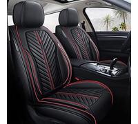 Housses Siège Voiture À Couverture Complète 5d Pour Clio Pour Megane Pour Fluence Pour Duster Pour Koleos Pour Kangoo Pour Talisman Pour Laguna Housses Siège Imperméable(Black Red line,Standard)