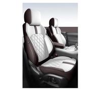 Housses Siège Voiture Avant Pour Kia Pour Ceed Pour Rio Pour Stonic Pour Soul Pour Sportage Homme Luxe Cuir Femme Auto Intérieur Accessoires Housses Siège Voiture Personnalisées(White Coffee)