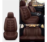 Housses Siège Voiture Ensemble Complet en Cuir Automatique pour Nissan pour Mars pour Qashqai J11 pour Versa pour Juke De Protections Ensembles Housses Siège Voiture(Café,Standard)