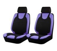 Housses Siège Voiture Housses Siège Universelles En Polyester Respirant Ensemble Complet, Compatibles Avec La Plupart Des Voitures, SUV Et Camions(Purple 2 PCS)