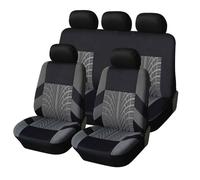 Housses Siege Voiture pour Suzuki Ignis 2016 2017 2018 2019 2020 2021-2023, Avant et Arrière Voiture Tissu Couverture Voiture Couvre Compatible Airbag Latéral Accessoire de Siège Auto,Grey