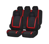 Housses Siège Voiture pour VW T-Roc SUV/R-Line (A11) 2017-2026 Antidérapantes Sièges Avant Respirantes Nonslip Accessoires Interieur,B/Red