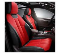 Housses Sièges Auto Luxe En Cuir À Couverture Intégrale 360° Pour Q7 4L 2006 2007 2008 2009 2010 2011 2012 Accessoires Intérieurs Housses Siège Auto(Noir rouge)