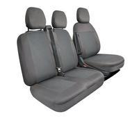 Housses sièges semi-sur mesure pour fourgon gris - Conducteur M - Banquette M