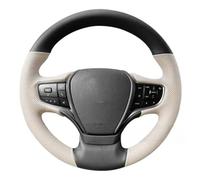 Housses Volant Housse De Volant en Cuir Véritable Noir Et Blanc Cousue Main pour IS300H NX300H CT200H IS250 IS200 RX400H RX450H CYPMDW(A)