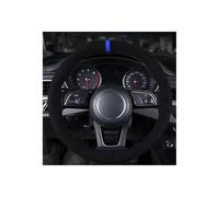 Housses Volant Housse Volant Universelle À Coudre À La Main Pour Volant Voiture Respirant 36 À 38 Cm Accessoires Voiture(Blue)