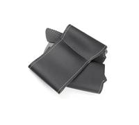 Housses Volant Voiture Housse Protection Pour Volant Voiture Pour Crafter 2006-2016 Poignée Antidérapante Cousue Main(Gray line)