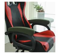 Houssesdechaise De Gaming Housse de chaise de jeu élastique, anti-poussière, extensible, housse d'accoudoir, gants de poignée de chaise de bureau, protection de chaise d'ordinateur(Deep Green)
