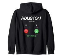 Houston Appelle et Je Dois Aller au Texas en Voyage Sweat à Capuche