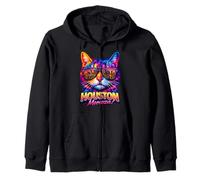 Houston Cat | Lunettes de Soleil Tendance et Cool H-Town Sweat à Capuche