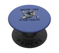 Houston I Have So Many Problems Astronaute Chien Drôle PopSockets PopGrip Adhésif
