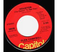 houston (i'm comin' to see you) / honestly love 45 rpm single