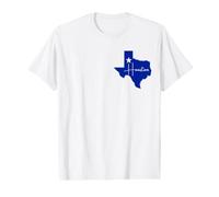 Houston Texas Carte Graphique Space City Pride T-Shirt Graphique avec Valeur