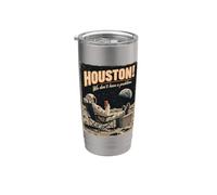 Houston We Dont Have A Problem Funny Astronomy Vintage Gobelet isotherme en acier inoxydable double paroi