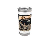 Houston We Dont Have A Problem Funny Astronomy Vintage Gobelet isotherme en acier inoxydable double paroi