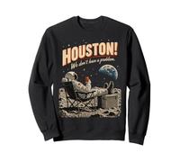 Houston We Dont Have A Problem Funny Astronomy Vintage Sweatshirt