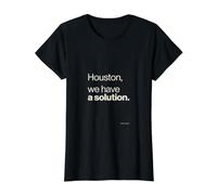 Houston We Have A Solution Citation Amusante T-Shirt Graphique avec Valeur