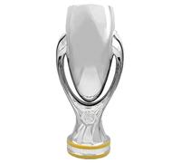 Housunzi Réplique du Trophée des Super Coupes d'europe Trophées du Championnat de Football Coupes de Fécompense en Résine Fans Cadeaux Souvenirs Maison Bureau Décorations Ornements,16cm