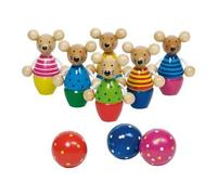 Houten Kegelspel 9dlg. NEUF